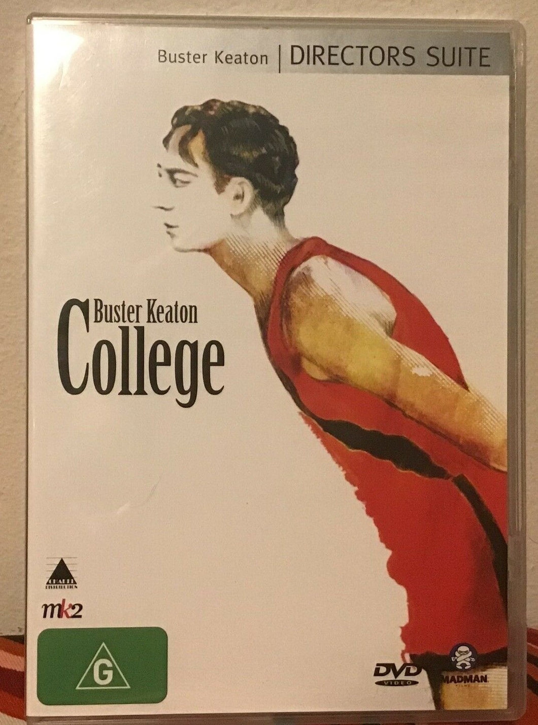 COLLEGE - DVD - BUSTER KEATON - SILENT 1927 - REGION 4 (USED)
