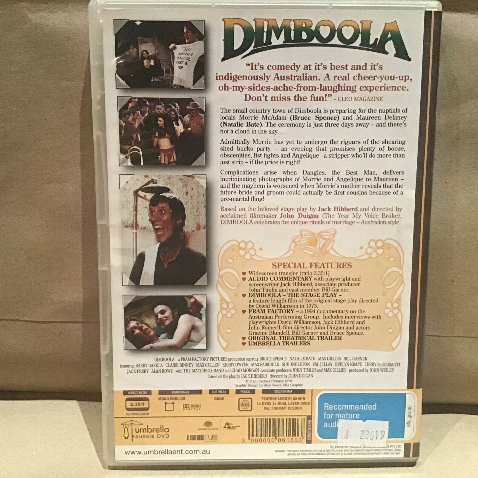 DIMBOOLA 2 DVD USED dixonrecycled