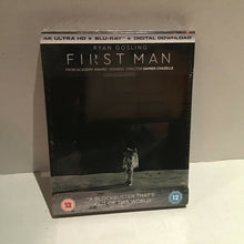 Load image into Gallery viewer, FIRST MAN - 4K ULTRA HD + BLU RAY STEELBOOK AS NEW / SEALED
