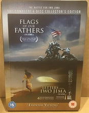 Load image into Gallery viewer, FLAGS OF OUR FATHERS / LETTERS FROM IWO JIMA - DVD STEELBOOK - CLINT EASTWOOD (USED)

