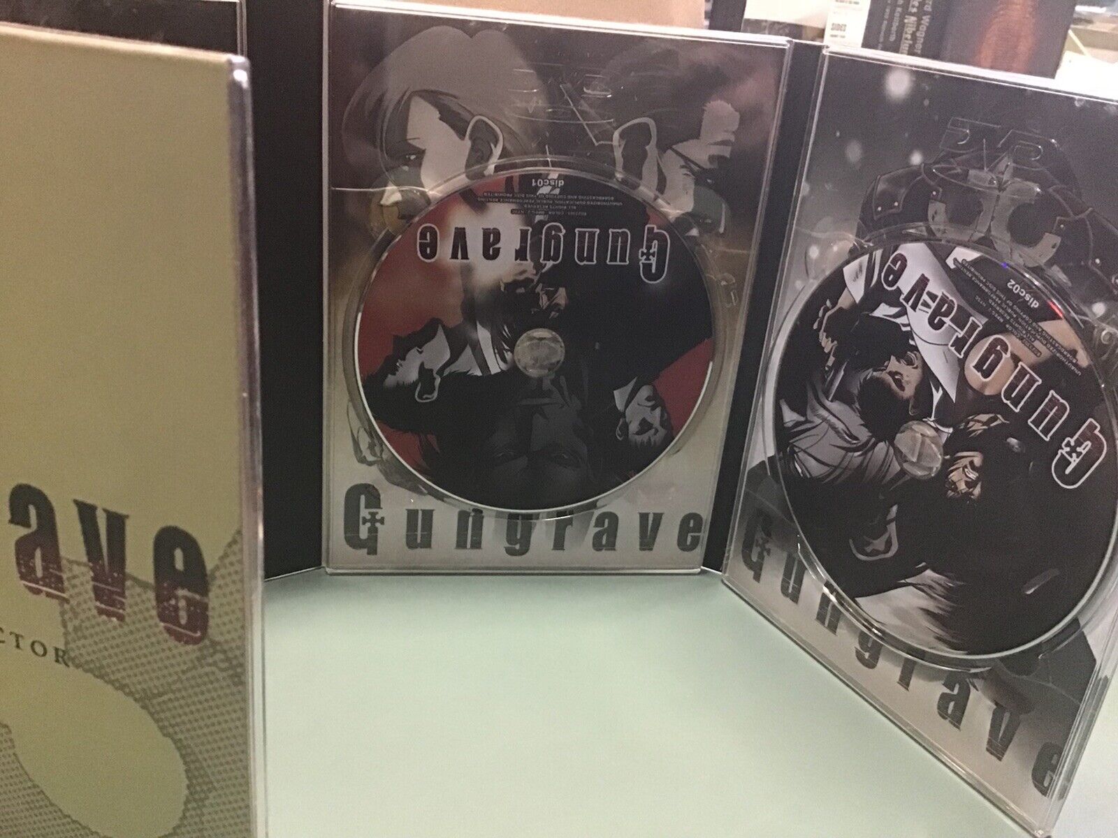 GUNGRAVE- BEYOND THE GRAVE 4 X DVD SET - OOP ANIME - REGION
