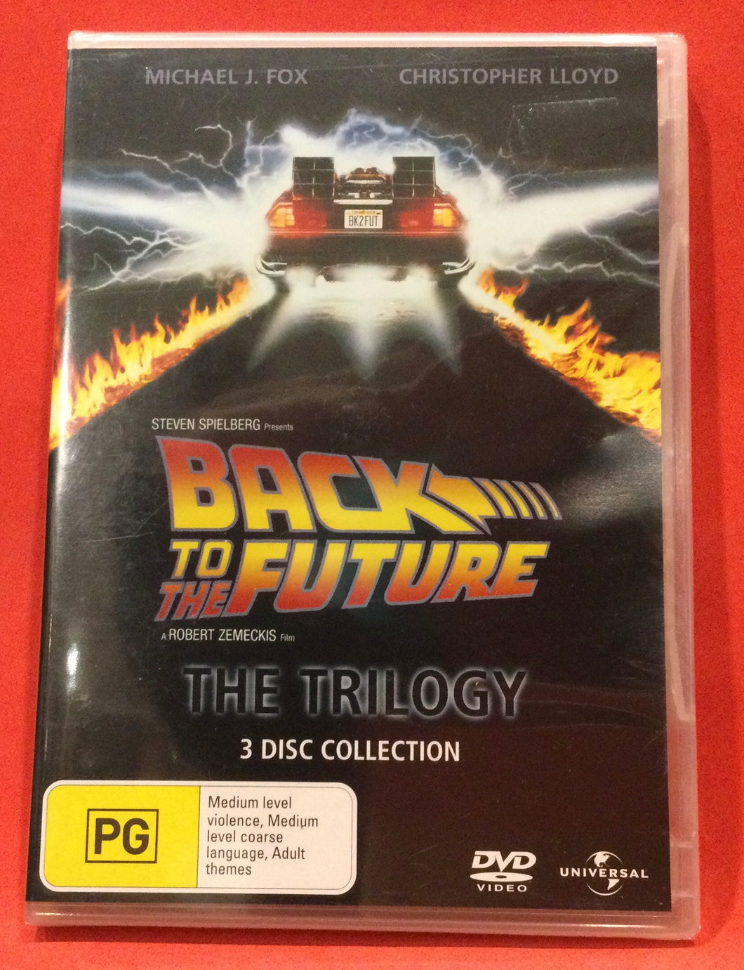 BACK TO THE FUTURE TRILOGY DVD MICHAEL J FOX