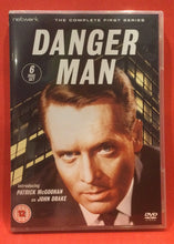 Load image into Gallery viewer, DANGER MAN - COMPLETE FIRST SERIES - 6 DVD DISCS (SECOND-HAND)
