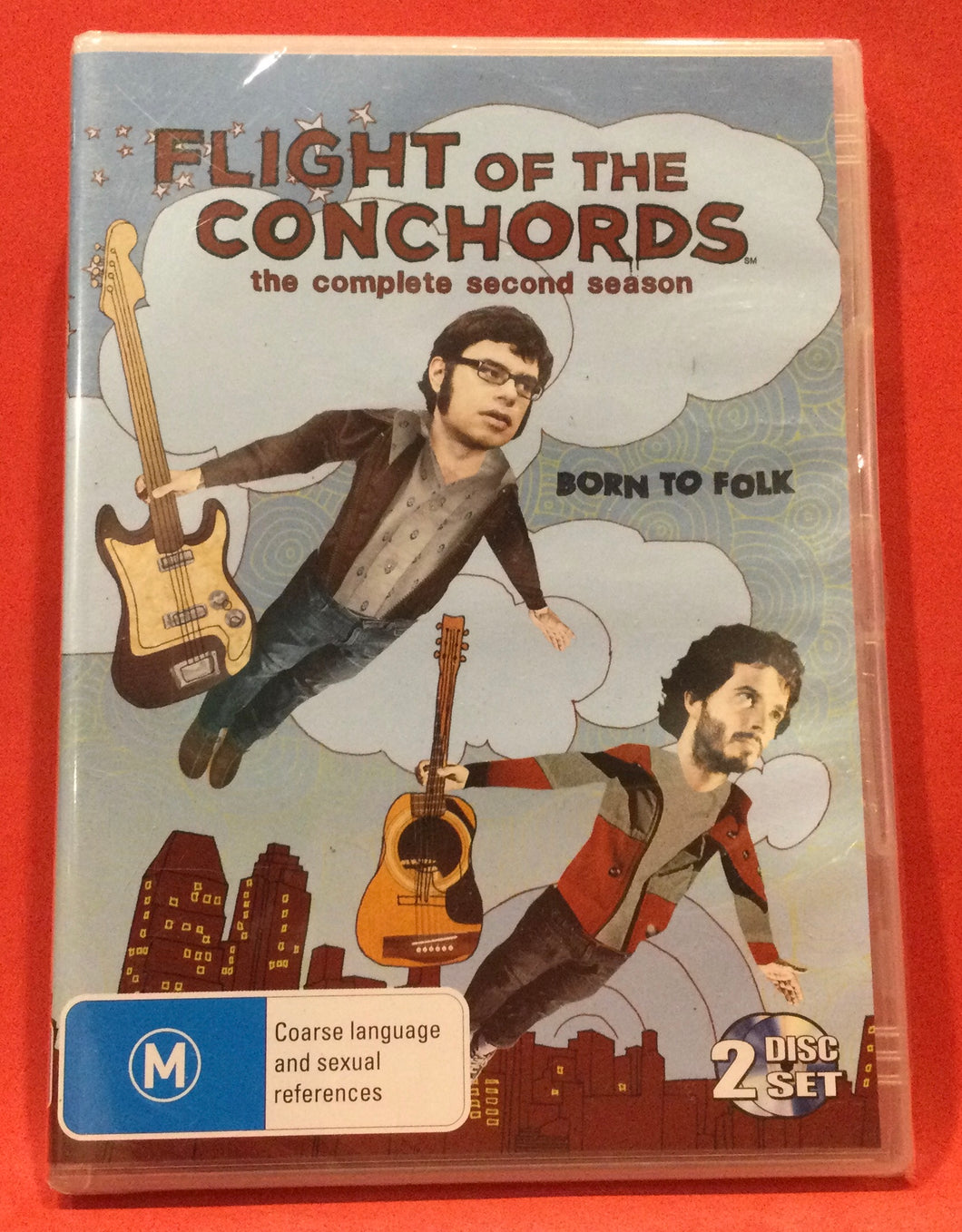 FLIGHT OF THE CONCHORDS - BORN TO FOLK - COMPLETE SECOND SEASON - 2 DVD DISCS (SEALED)