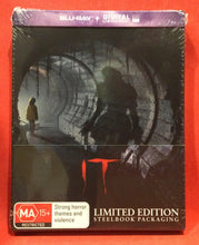 Load image into Gallery viewer, IT - LIMITED EDITION STEELBOOK PACKAGING - BLU-RAY (SEALED)
