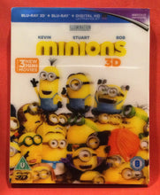 Load image into Gallery viewer, MINIONS - 3D BLU-RAY - BLU-RAY (SEALED)

