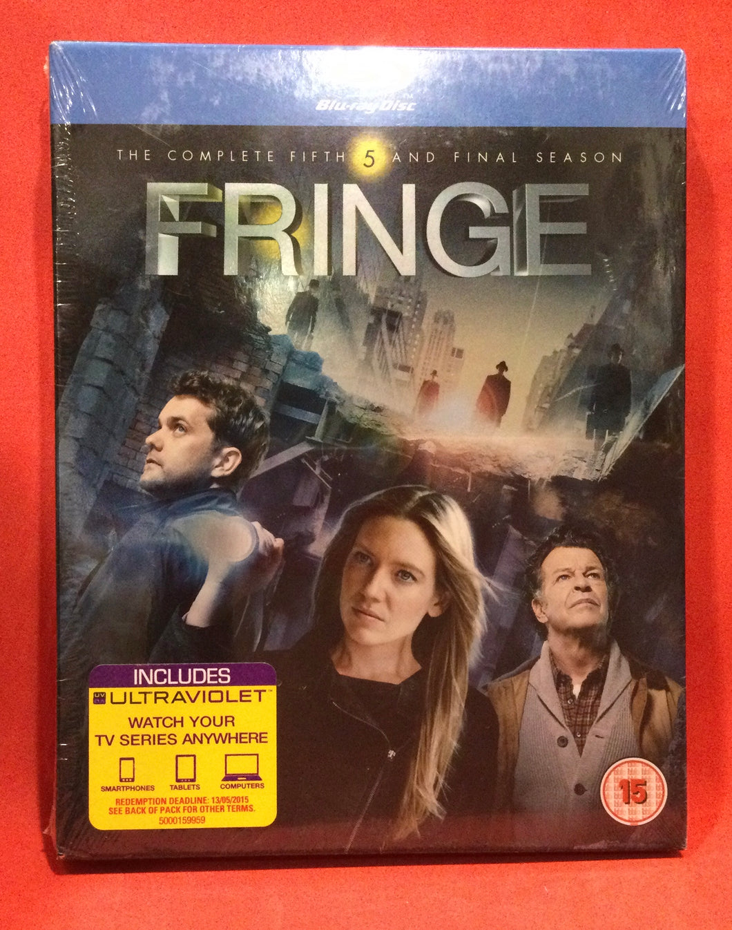 FRINGE - THE COMPLETE FIFTH AND FINAL SEASON - BLU-RAY - 6 DVD DISCS (SEALED)