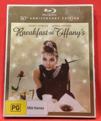 BREAKFAST AT TIFFANY'S 50TH ANNIVERSARY BLU RAY