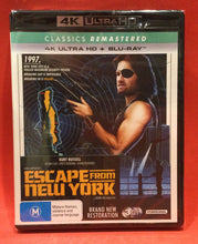 Load image into Gallery viewer, ESCAPE FROM NEW YORK - 4K ULTRA HD + BLU-RAY - 3 DISCS (SEALED)
