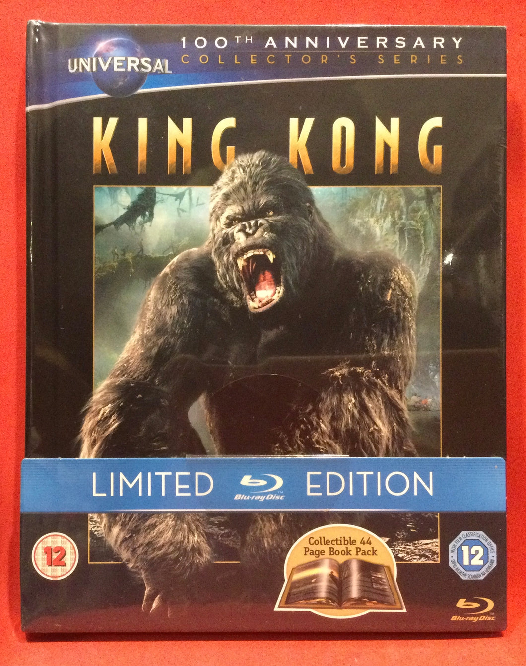 KING KONG - COLLECTABLE 44 PAGE BOOK PACK - LIMITED EDITION - BLU-RAY (SEALED)