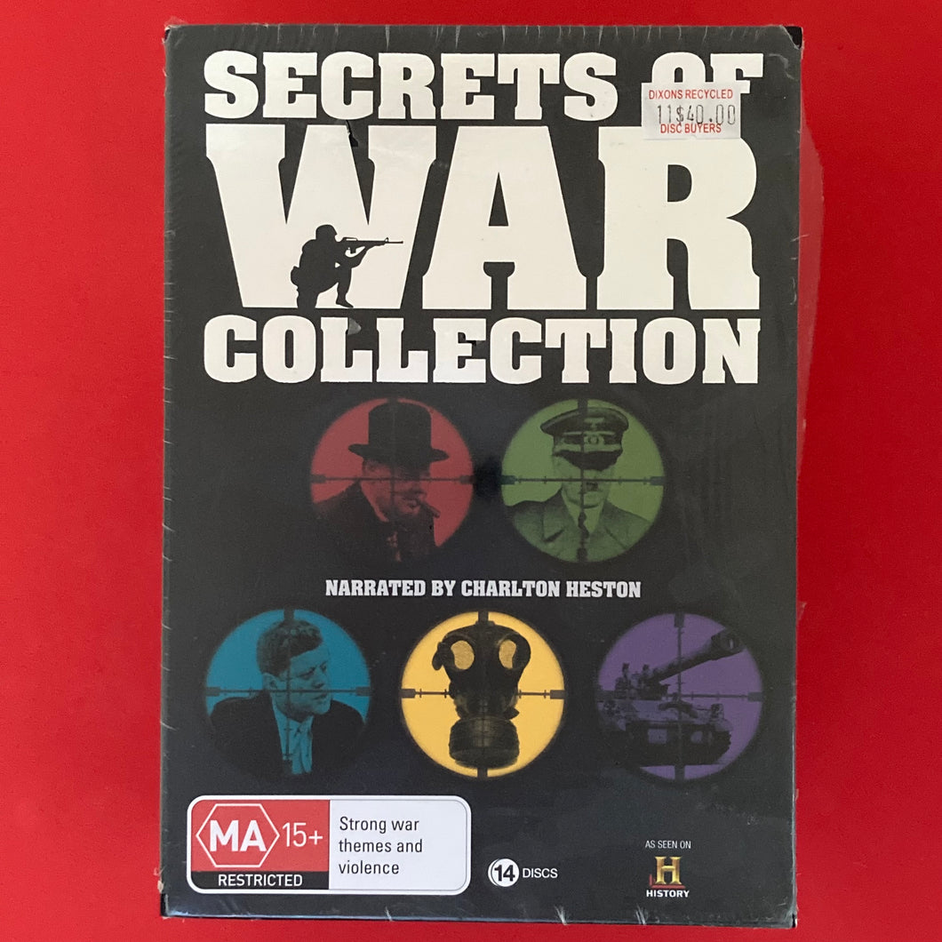 Secrets Of War Collection (Region Free PAL) SEALED 14DVD