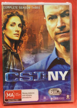 Load image into Gallery viewer, CSI: NY - SEASON 3 - 6 DVD DISCS (SEALED)
