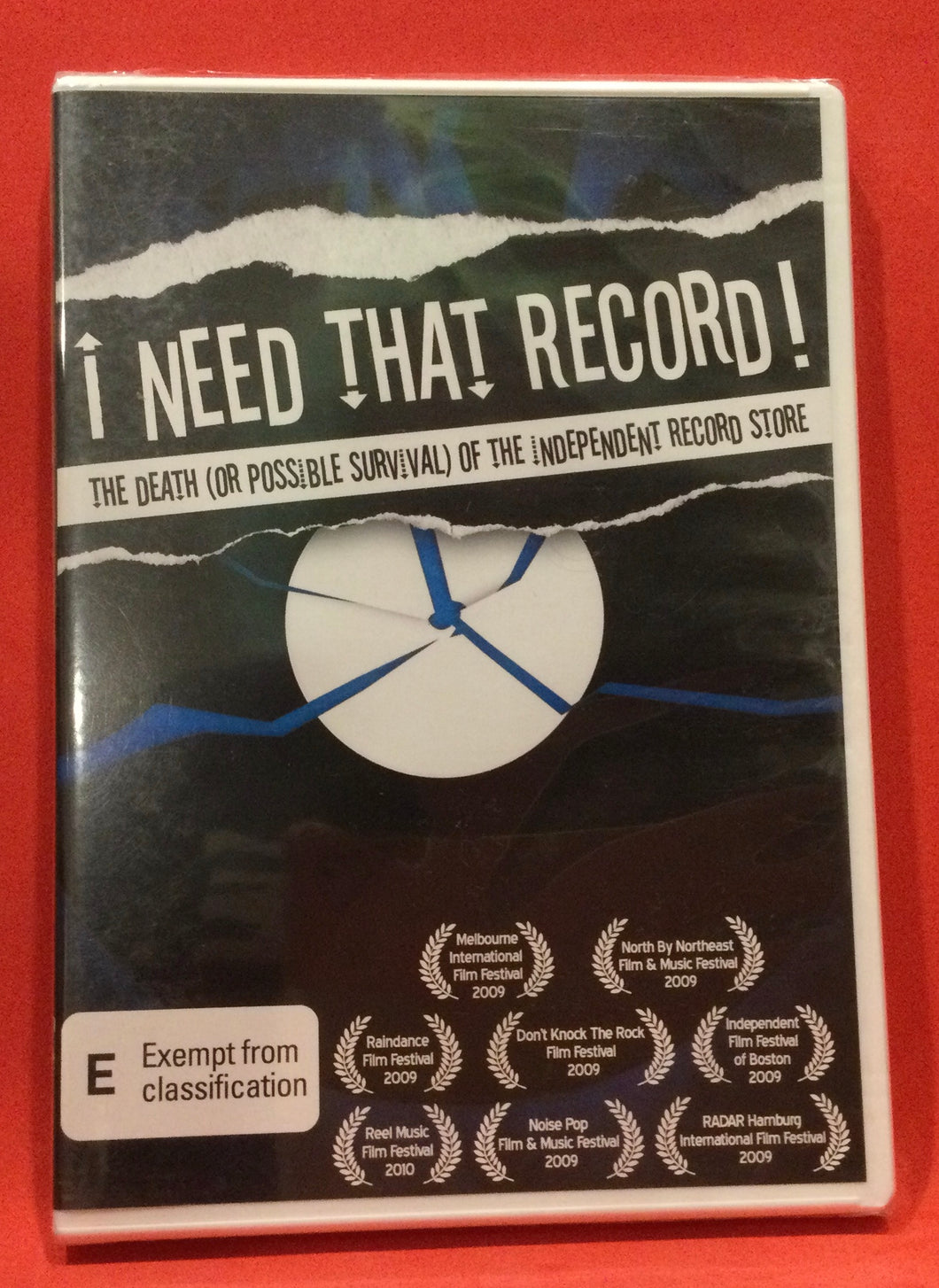 I NEED THAT RECORD! - THE DEATH (OR POSSIBLE SURVIVAL) OF THE INDEPENDENT RECORD STORE - DVD (SEALED)