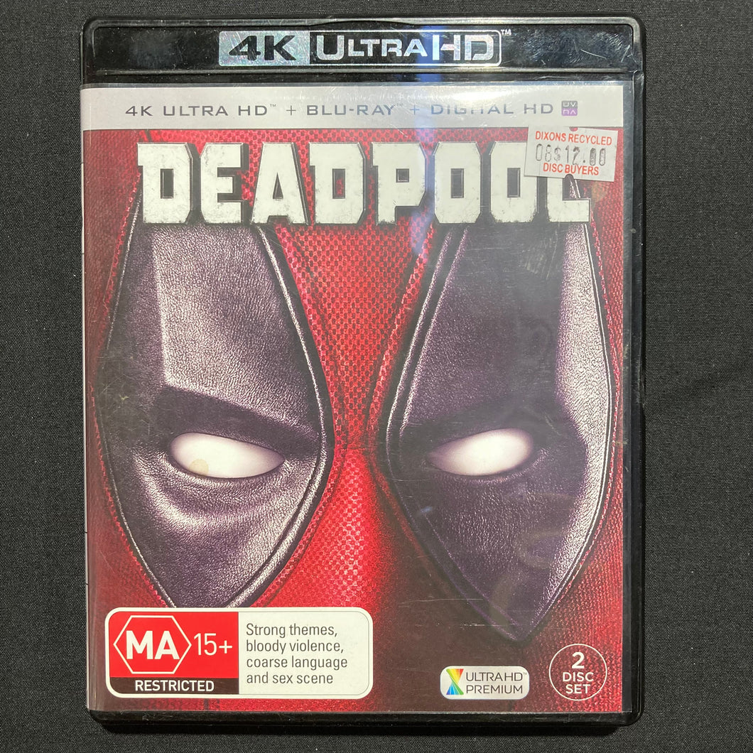 Deadpool 4K ULTRA HD + BLU-RAY USED