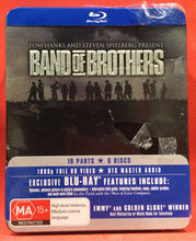 Load image into Gallery viewer, BAND OF BROTHERS - 10 PARTS - 6 BLU-RAY DISCS - STEELCASE (SEALED)
