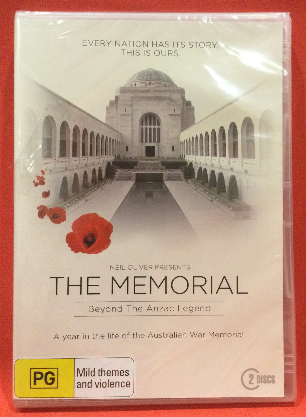 THE MEMORIAL - BEYOND THE ANZAC LEGEND  - DVD  2 DISCS (SEALED)