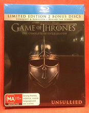 Load image into Gallery viewer, GAME OF THRONES - THE COMPLETE SEVENTH SEASON - LIMITED EDITION - BLU-RAY - 6 DVD DISCS (SEALED)
