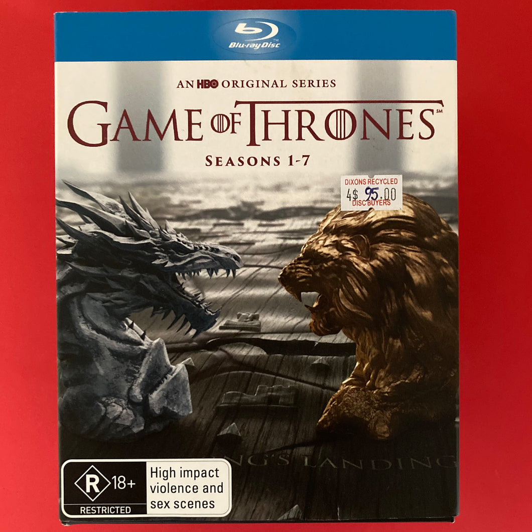 Game Of Thrones - The Complete Seasons 1-7 (Region B) SEALED 30BLU-RAY