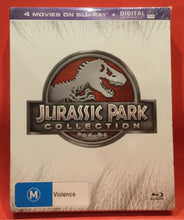 Load image into Gallery viewer, JURASSIC PARK - THE COLLECTION - BLU-RAY - 4 DVD DISCS (SEALED)
