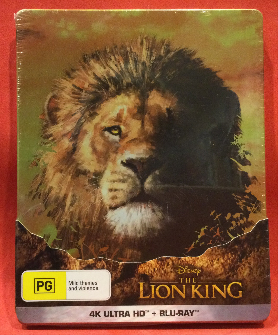 LION KING, THE - LIVE ACTION - 4K ULTRA HD + BLU-RAY DVD - STEELCASE (SEALED)