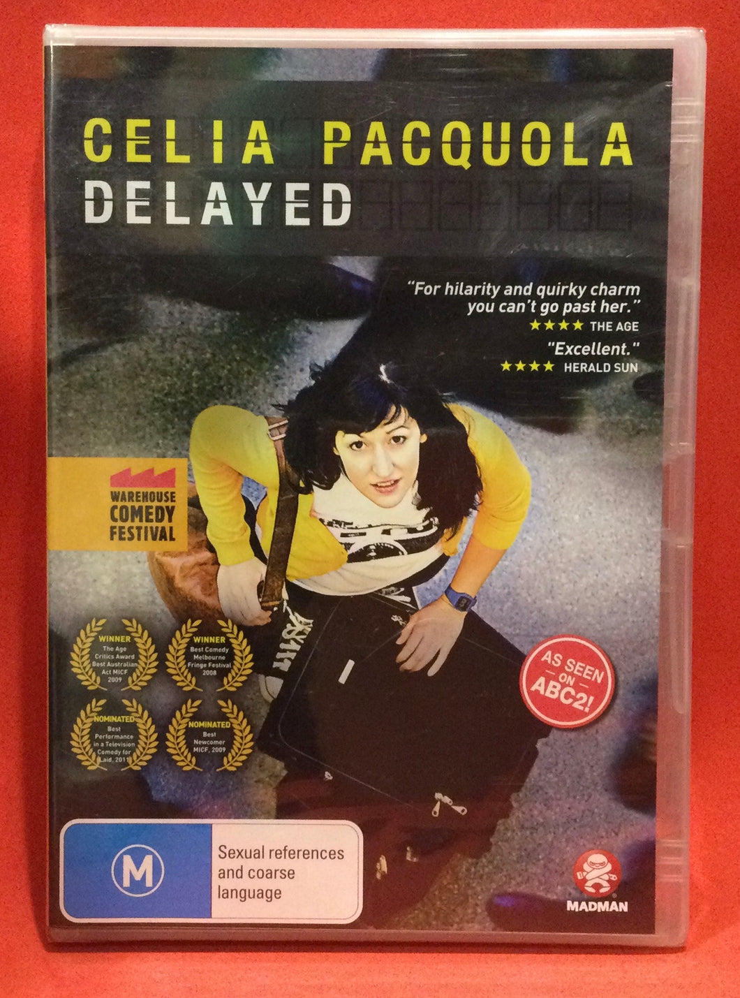CELIA PACQUOLA -- DELAYED - DVD (SEALED)