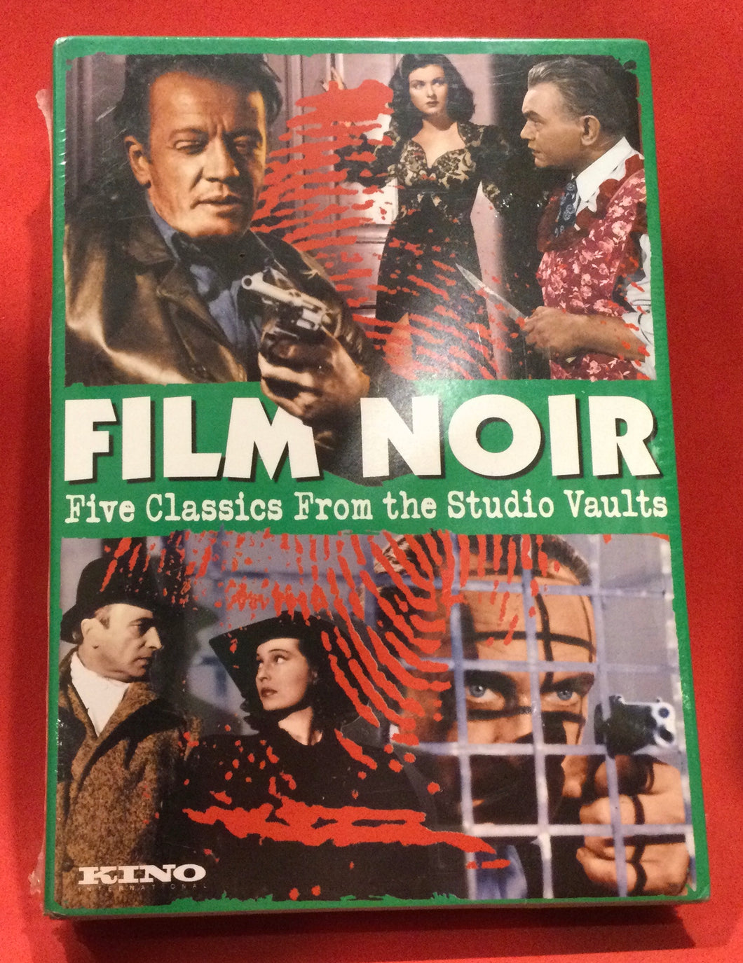 FILM NOIR - FIVE CLASSIC FILMS FROM THE STUDIO VAULTS - 5 DVD DISCS (SEALED)