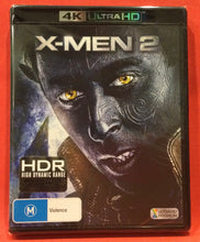 Load image into Gallery viewer, X-MEN 2 - 4K ULTRA HD - BLU-RAY - DVD (SEALED)

