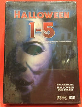 Load image into Gallery viewer, HALLOWEEN - 1 - 5 - THE ULTIMATE HALLOWEEN DVD BOX SET - 5 DVD DISCS (SEALED)
