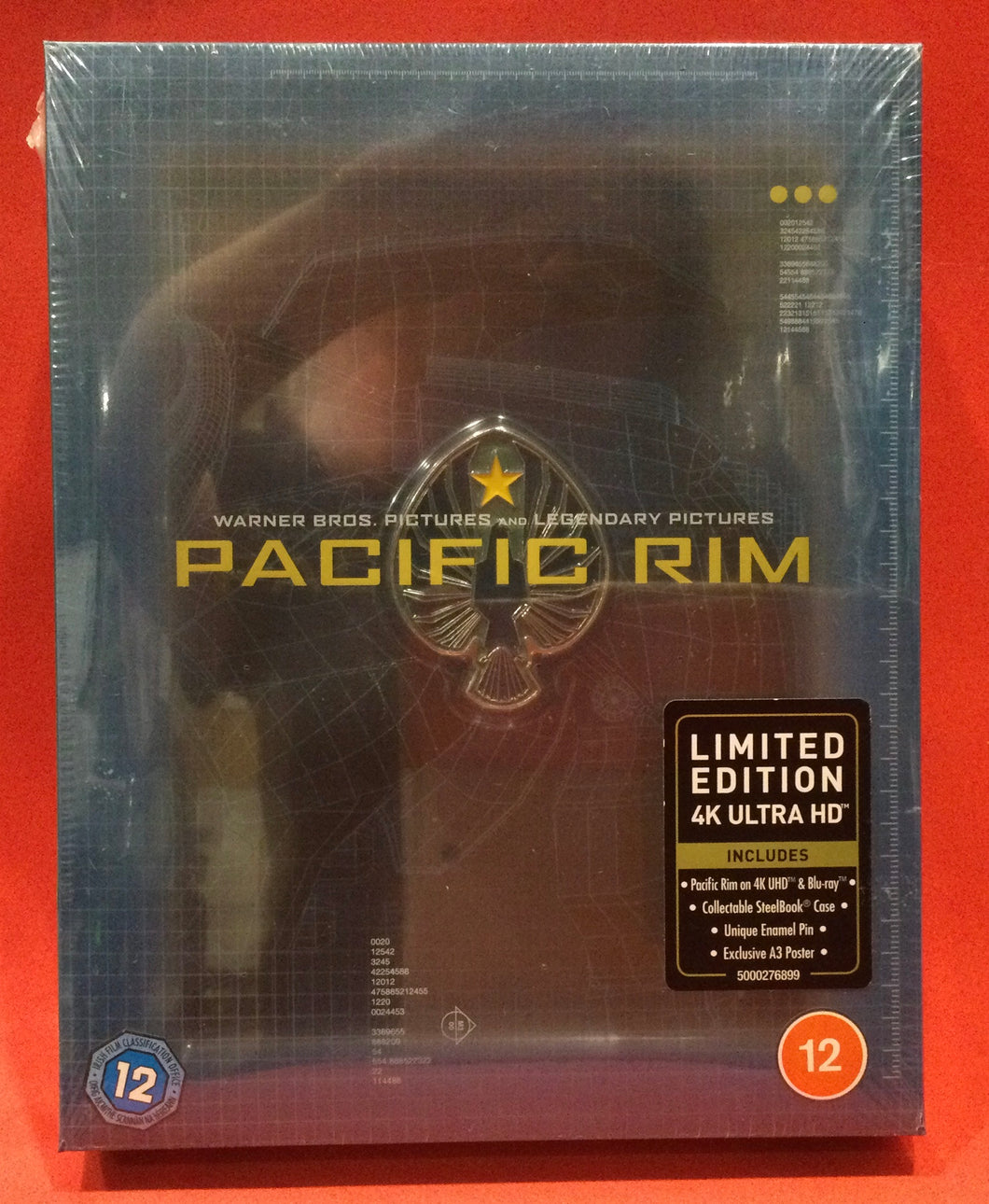 PACIFIC RIM - LIMITED EDITION 4K ULTRA HD +BLU-RAY (SEALED)
