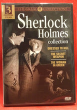 Load image into Gallery viewer, SHERLOCK HOLMES COLLECTION - 3 FILMS - DVD (SEALED)
