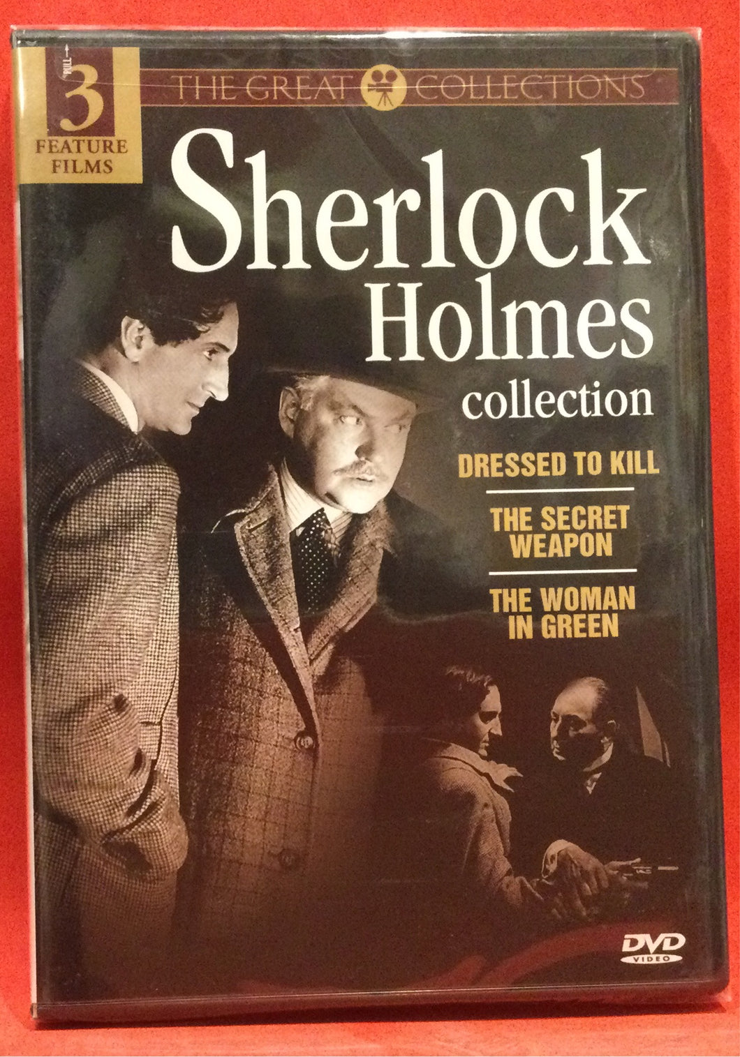 SHERLOCK HOLMES COLLECTION - 3 FILMS - DVD (SEALED)