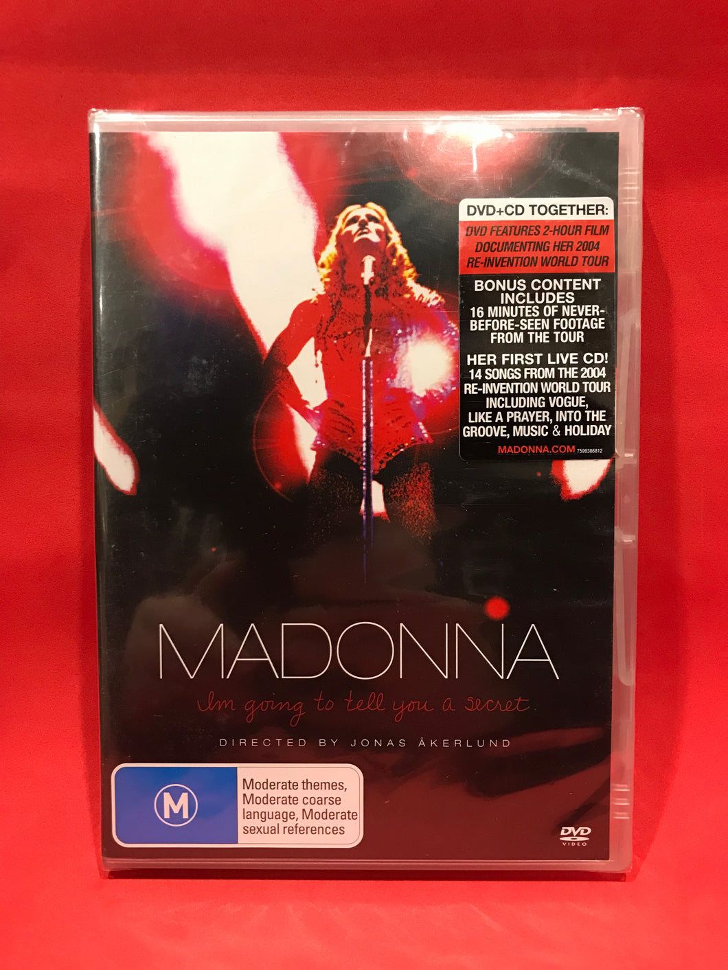 MADONNA - I'M GOING TO TELL YOU A SECRET - DVD + CD (SEALED)