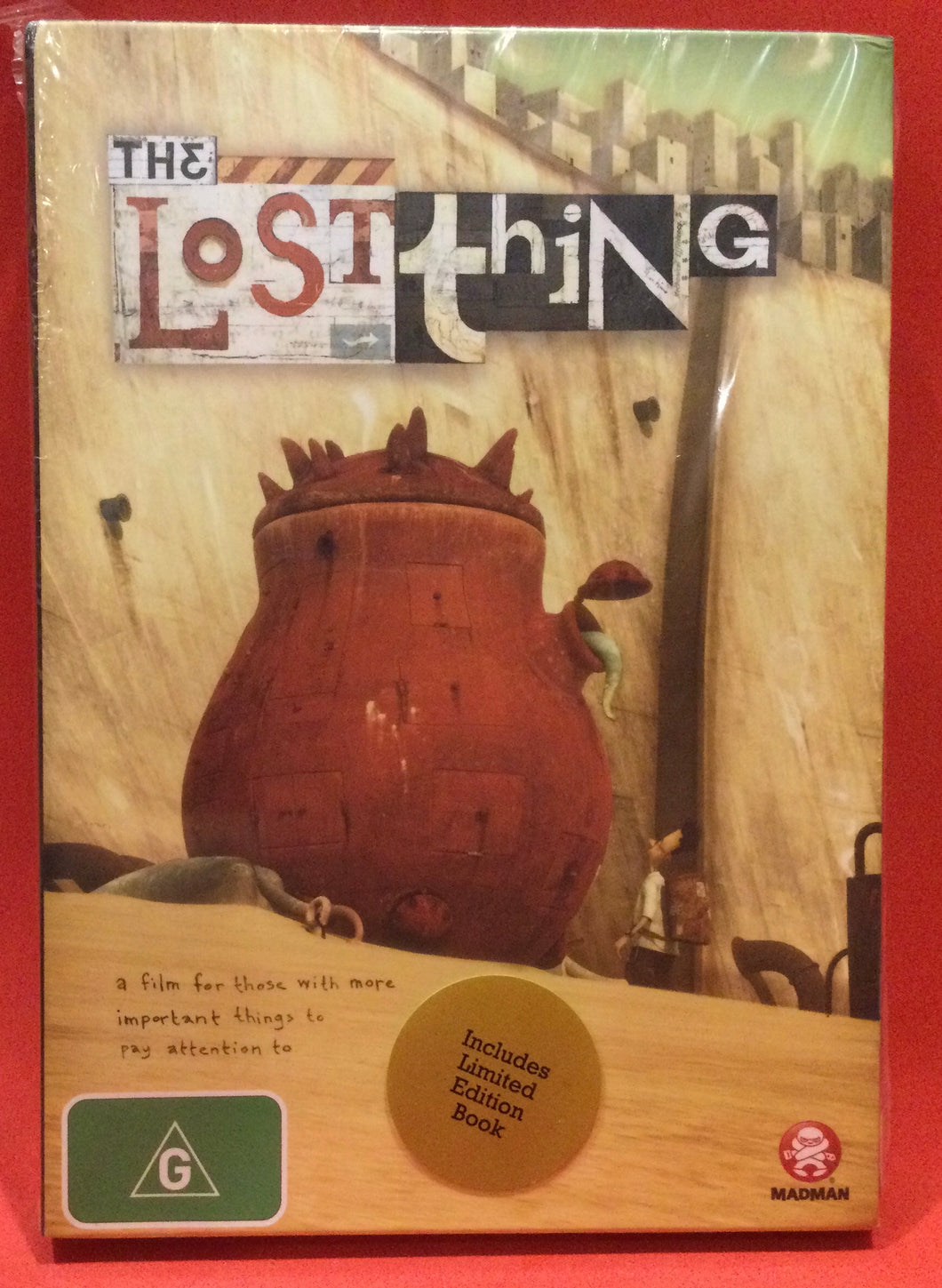 LOST THING, THE -DVD   INCLUDES LIMITED EDITION BOOK (SEALED)