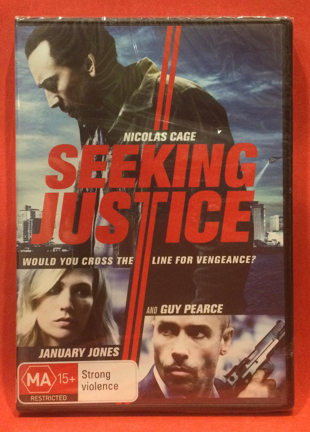SEEKING JUSTICE - NICOLAS CAGE - DVD  (SEALED)