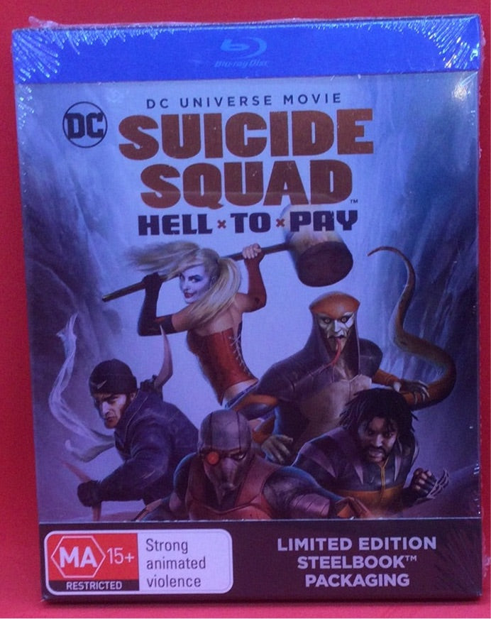 SUICIDE SQUAD: HELL TO PAY LTD. ED. BLU-RAY STEELBOOK NEW/SEALED