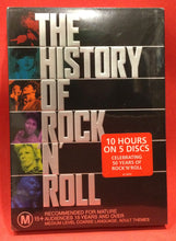 Load image into Gallery viewer, HISTORY OF ROCK &#39;N&#39; ROLL, THE - 5 DVD DISCS (SEALED)
