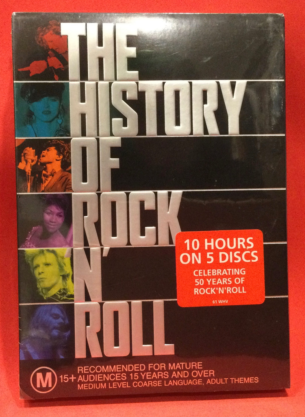 HISTORY OF ROCK 'N' ROLL, THE - 5 DVD DISCS (SEALED)