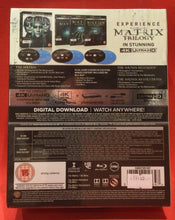 Load image into Gallery viewer, MATRIX TRILOGY, THE - BLU-RAY - 4K ULTRA HD - 9 DVD DISCS (SEALED)
