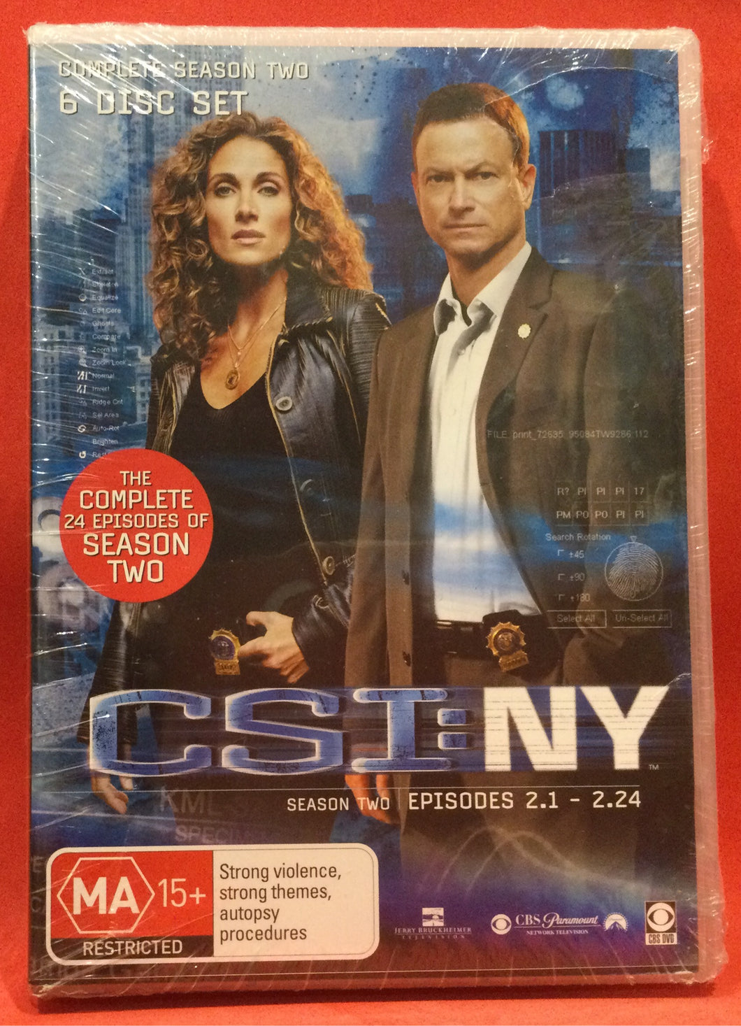 CSI: NY - SEASON 2 - 6 DVD DISCS (SEALED)