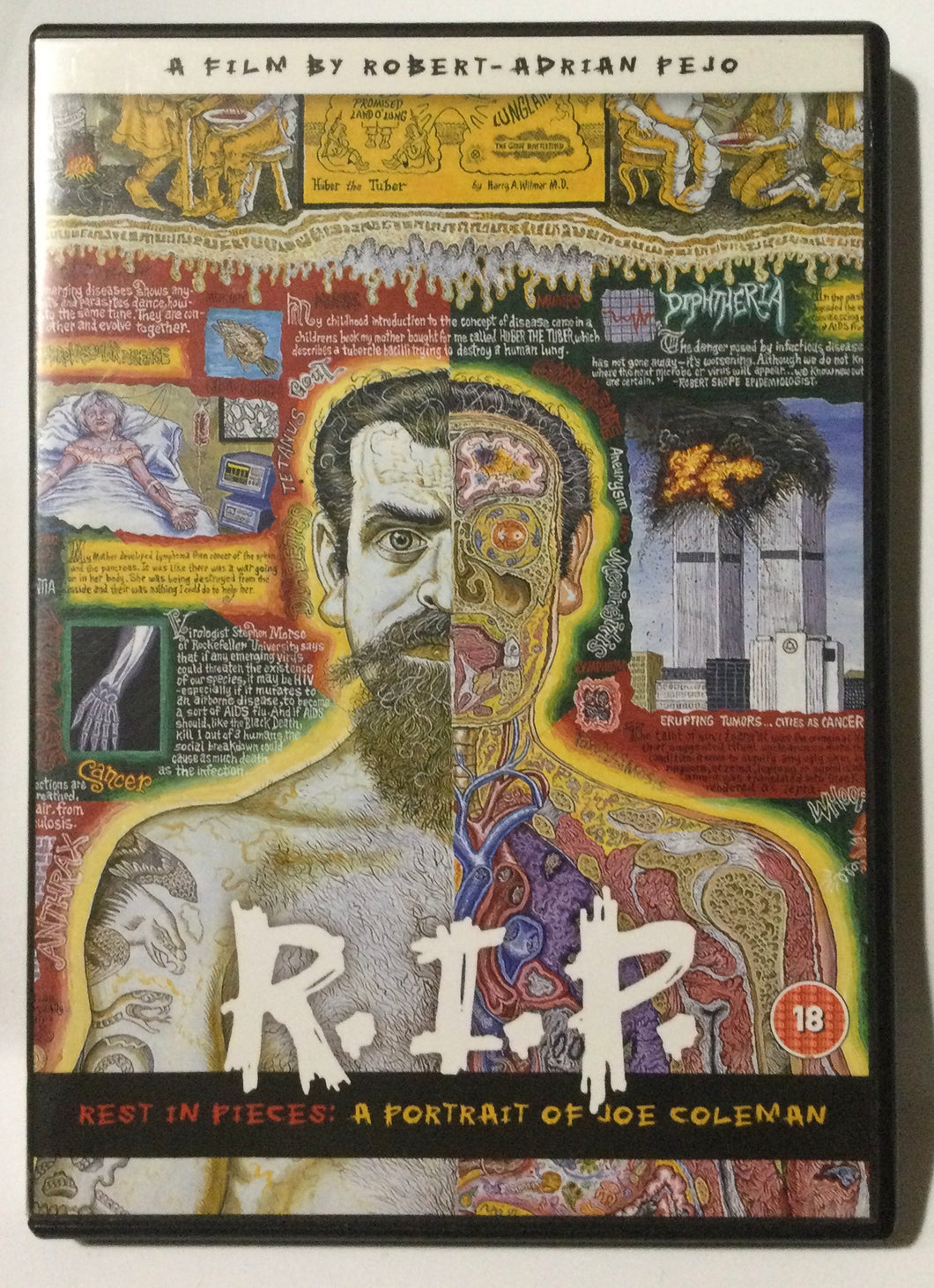 R.I.P. REST IN PIECES: A PORTRAIT OF JOE COLEMAN DVD CULT ARTIST DOCUMENTARY