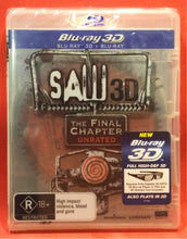 Load image into Gallery viewer, SAW 3D - THE FINAL CHAPTER - UNRATED - BLU-RAY DVD (SEALED)

