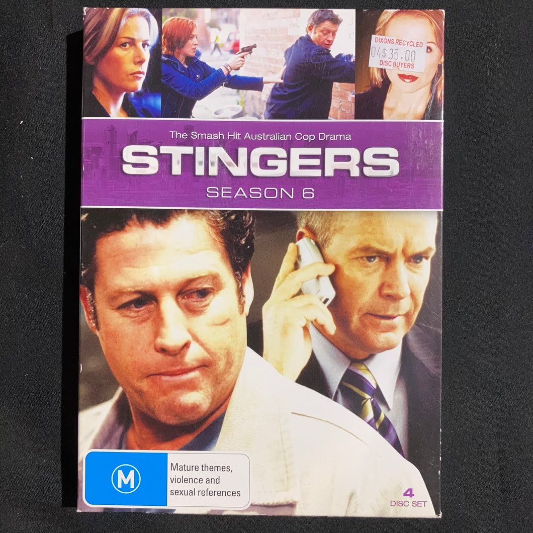 Stingers - Season Six (Region 4 PAL) USED 4DVD