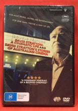 Load image into Gallery viewer, DAVID STRATTON: A CINEMATIC LIFE AND DAVID STRATTON&#39;S STORIES OF AUSTRALIAN CINEMA - 2 DVD DISCS (SEALED)
