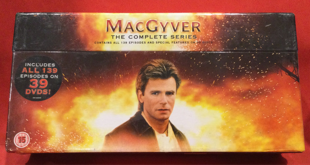MACGYVER - THE COMPLETE SERIES - 39 DVD DISCS (SEALED)