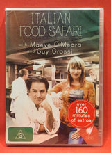 Load image into Gallery viewer, ITALIAN FOOD SAFARI WITH MAEVE O&#39;MEARA AND GUY GROSSI -DVD (SEALED)
