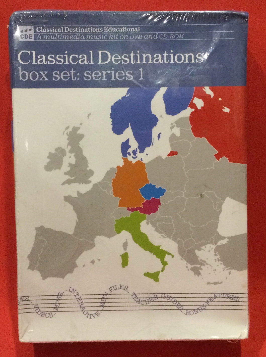 CLASSICAL DESTINATIONS - SERIES 1 - 6 DVD DISCS AND CD-ROMS (SEALED)