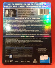 Load image into Gallery viewer, TWILIGHT ZONE, THE - SEASON 1- 5 DISCS - BLU-RAY (USED)
