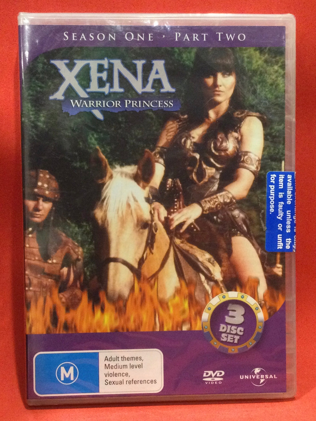 XENA WARRIOR PRINCESS - SEASON 1 PART 2 - 3 DVD DISCS (SEALED)