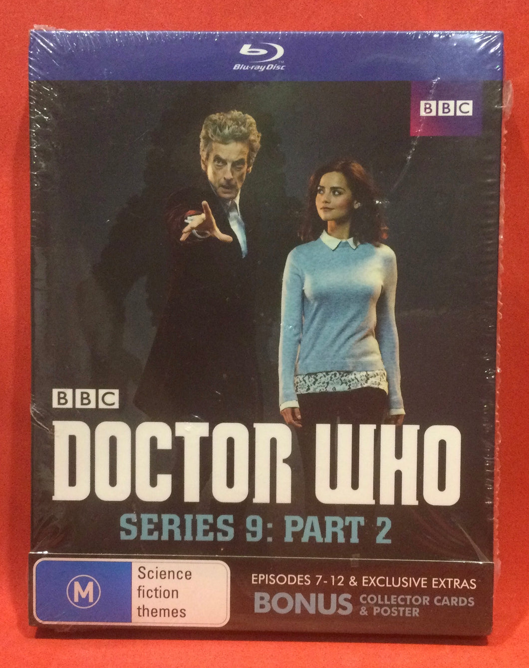 DOCTOR WHO - SERIES 9 PART 2 - BONUS COLLECTOR CARDS & POSTER - BLU-RAY (SEALED)