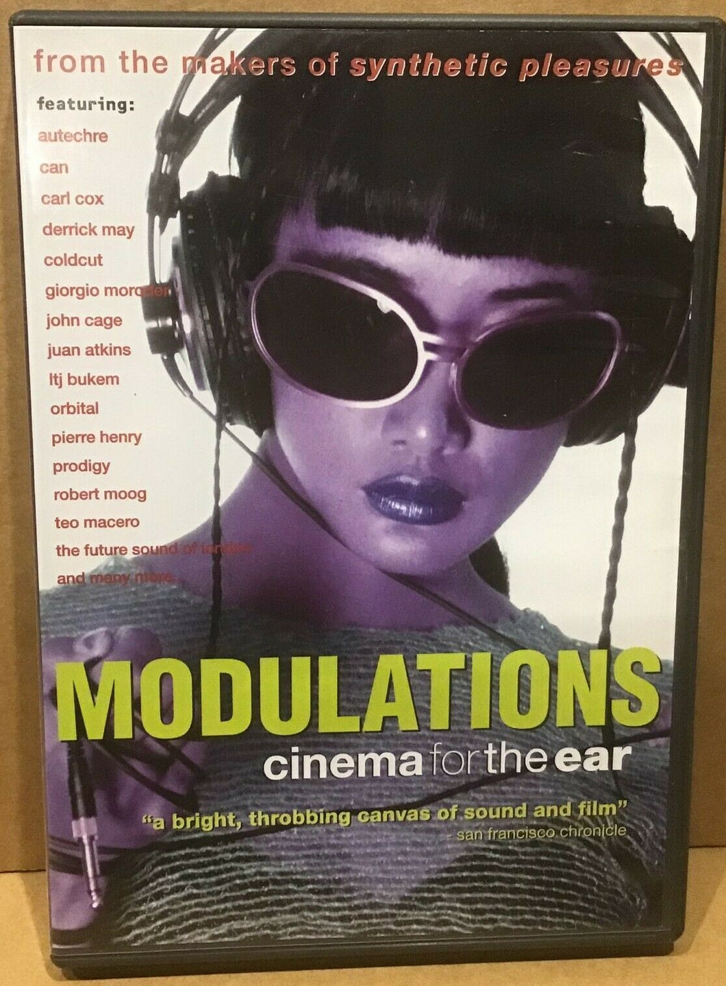 MODULATIONS : CINEMA FOR THE EAR - DVD - ELECTRONIC MUSIC DOCUMENTARY - OOP (USED)